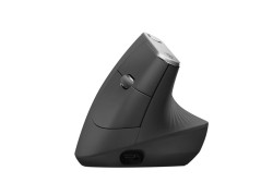 Logitech MX Vertical | Draadloze Ergonomische Muis | Rechtshandig | RF + Bluetooth + USB-C | 4000 DPI suggestie | Grafiet | 